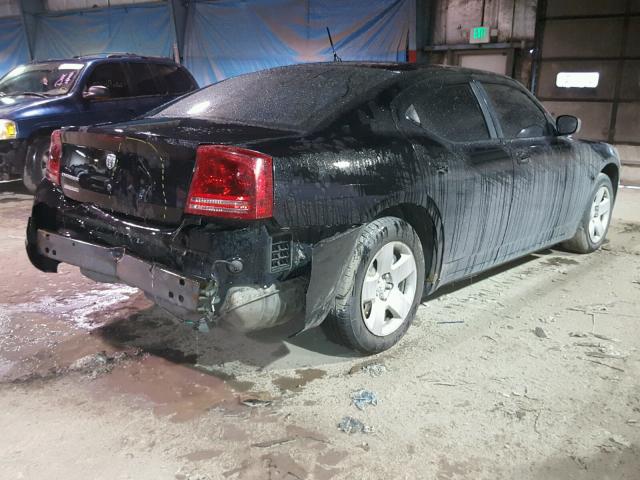 2B3KA43R98H315847 - 2008 DODGE CHARGER BLACK photo 4