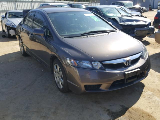 2HGFA1F58AH558760 - 2010 HONDA CIVIC LX CHARCOAL photo 1