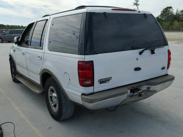 1FMRU17L52LA58698 - 2002 FORD EXPEDITION WHITE photo 3