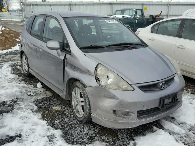 JHMGD37658S033511 - 2008 HONDA FIT SPORT GRAY photo 1