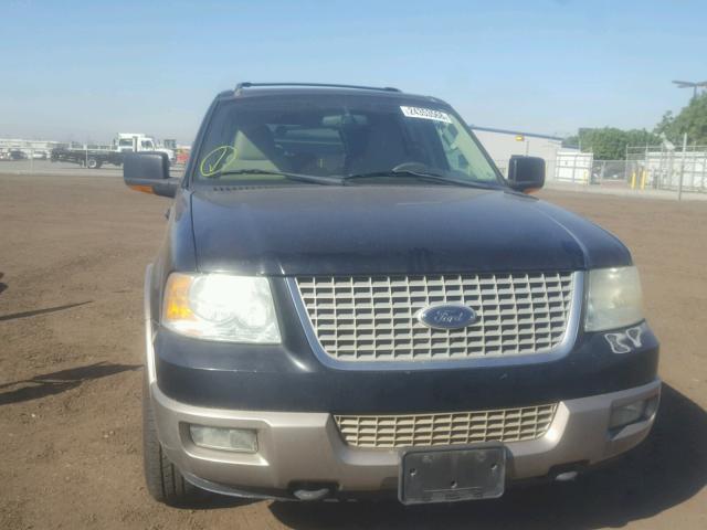 1FMFU18L13LC42717 - 2003 FORD EXPEDITION BLACK photo 9