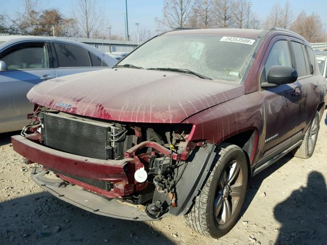 1J4NT1FA6BD160165 - 2011 JEEP COMPASS SP RED photo 2