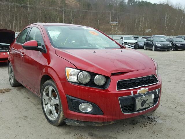 1G1JE5SH0E4210970 - 2014 CHEVROLET SONIC LTZ BURGUNDY photo 1