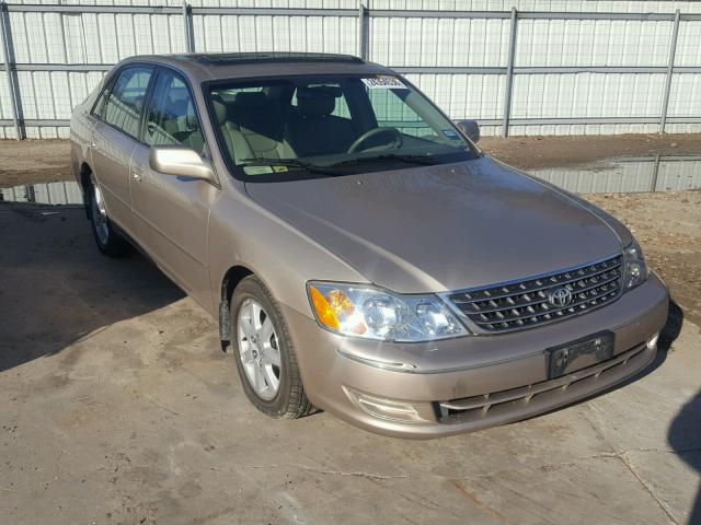 4T1BF28B43U332590 - 2003 TOYOTA AVALON XL BEIGE photo 1