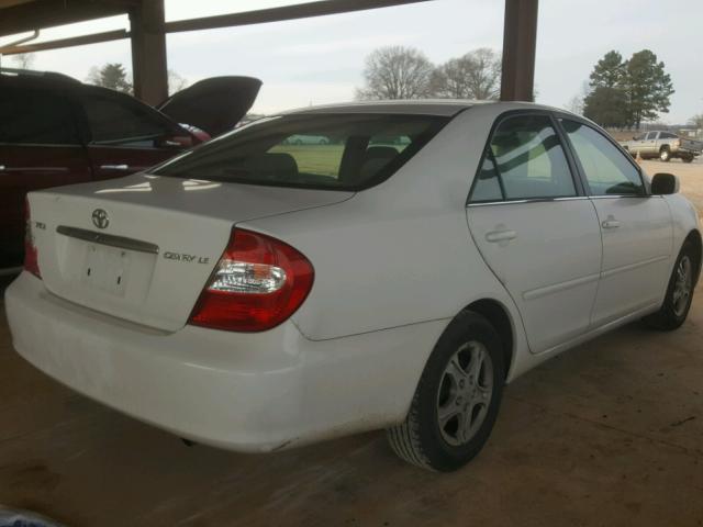 4T1BE32K84U325290 - 2004 TOYOTA CAMRY LE WHITE photo 4