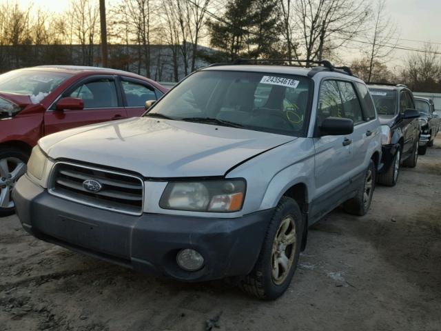 JF1SG63614H739849 - 2004 SUBARU FORESTER 2 SILVER photo 2