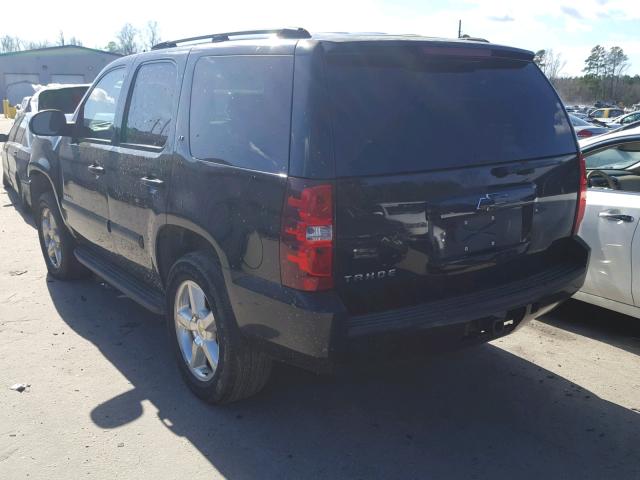 1GNFC13J47R108033 - 2007 CHEVROLET TAHOE C150 BLACK photo 3