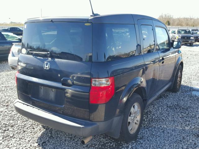 5J6YH18756L016263 - 2006 HONDA ELEMENT EX BLACK photo 4