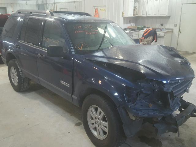 1FMEU72E56UA01136 - 2006 FORD EXPLORER X BLUE photo 1