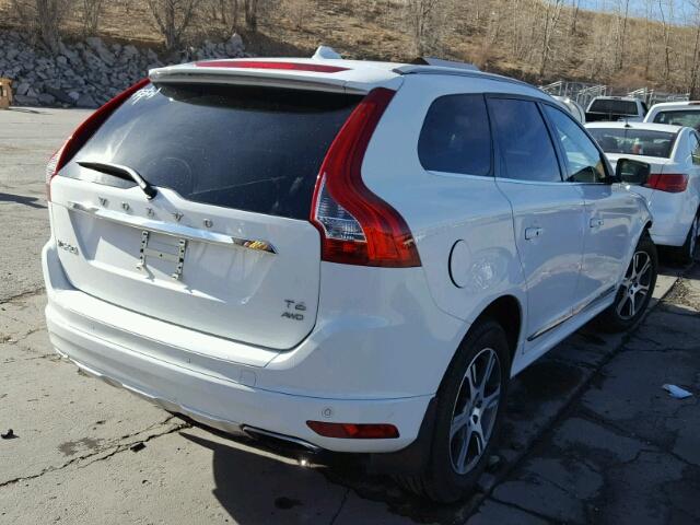 YV4902RK9F2670826 - 2015 VOLVO XC60 WHITE photo 4