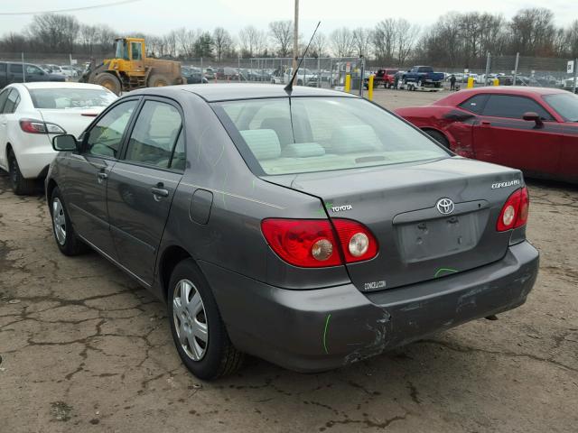 1NXBR30E98Z945122 - 2008 TOYOTA COROLLA CE GRAY photo 3