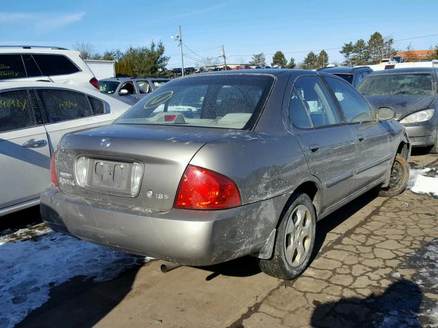 3N1CB51D14L478087 - 2004 NISSAN SENTRA 1.8 GRAY photo 4