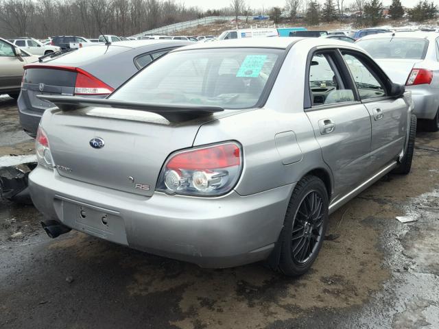 JF1GD676X6G507560 - 2006 SUBARU IMPREZA 2. SILVER photo 4