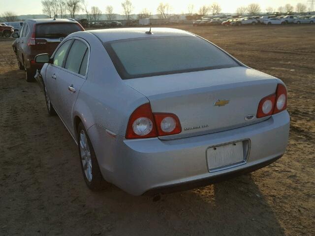 1G1ZE5EB7AF221733 - 2010 CHEVROLET MALIBU LTZ 银色 照片 3