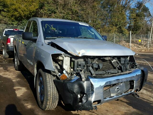 1N6BA06B47N212960 - 2007 NISSAN TITAN XE SILVER photo 1