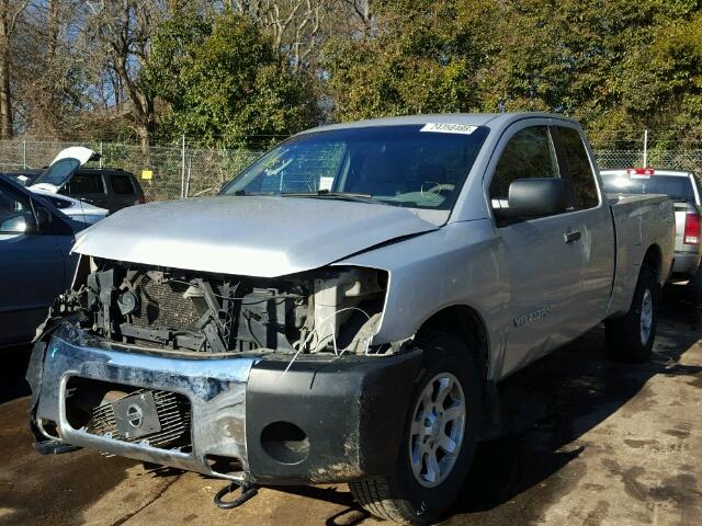 1N6BA06B47N212960 - 2007 NISSAN TITAN XE SILVER photo 2