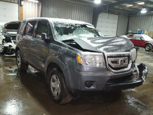 5FNYF4H27BB098205 - 2011 HONDA PILOT LX CHARCOAL photo 1