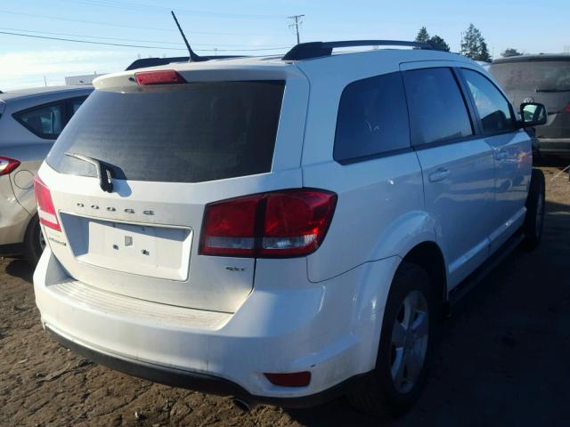 3C4PDCBG3CT342063 - 2012 DODGE JOURNEY SX WHITE photo 4