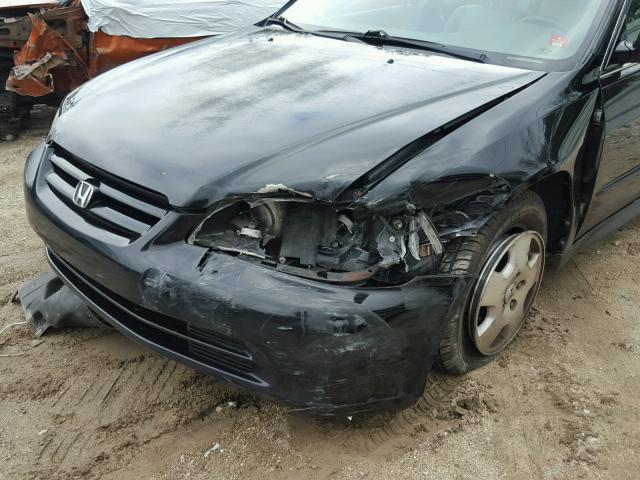 1HGCG16572A032685 - 2002 HONDA ACCORD EX BLACK photo 9