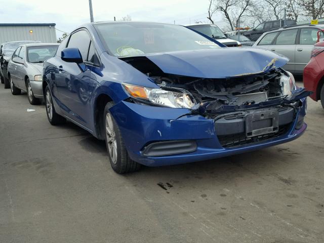 2HGFG3B1XCH533567 - 2012 HONDA CIVIC EXL BLUE photo 1