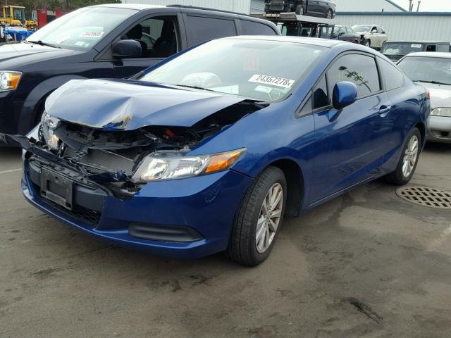 2HGFG3B1XCH533567 - 2012 HONDA CIVIC EXL BLUE photo 2