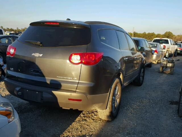 1GNLRFED0AS146249 - 2010 CHEVROLET TRAVERSE L CHARCOAL photo 4