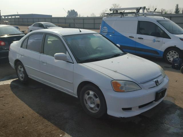 JHMES96653S000132 - 2003 HONDA CIVIC HYBR WHITE photo 1