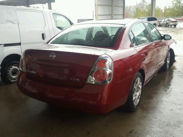 1N4AL11D65C323824 - 2005 NISSAN ALTIMA S BURGUNDY photo 4