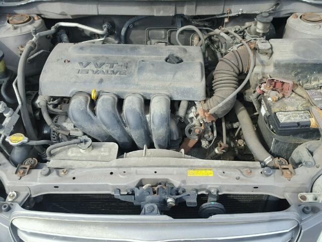 2T1BR32E24C301857 - 2004 TOYOTA COROLLA CE GRAY photo 7