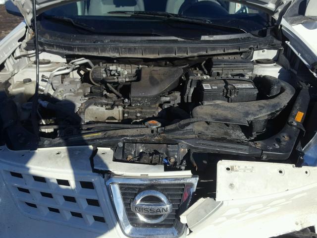 JN8AS58V18W126084 - 2008 NISSAN ROGUE S WHITE photo 7