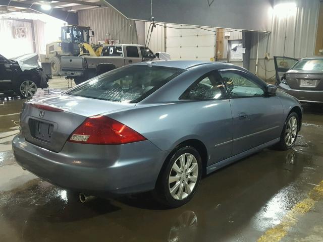 1HGCM82686A010202 - 2006 HONDA ACCORD EX BLUE photo 4