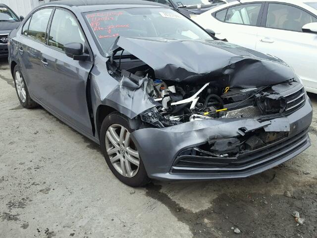 3VW2K7AJXFM242199 - 2015 VOLKSWAGEN JETTA BASE GRAY photo 9