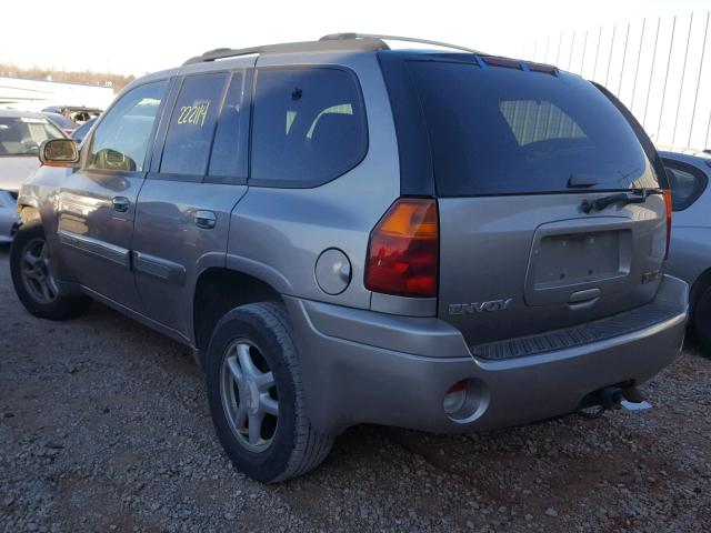 1GKDS13S322110826 - 2002 GMC ENVOY SILVER photo 3