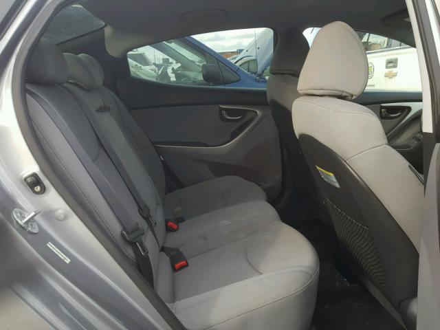 KMHDH4AE9BU090039 - 2011 HYUNDAI ELANTRA GL GRAY photo 6