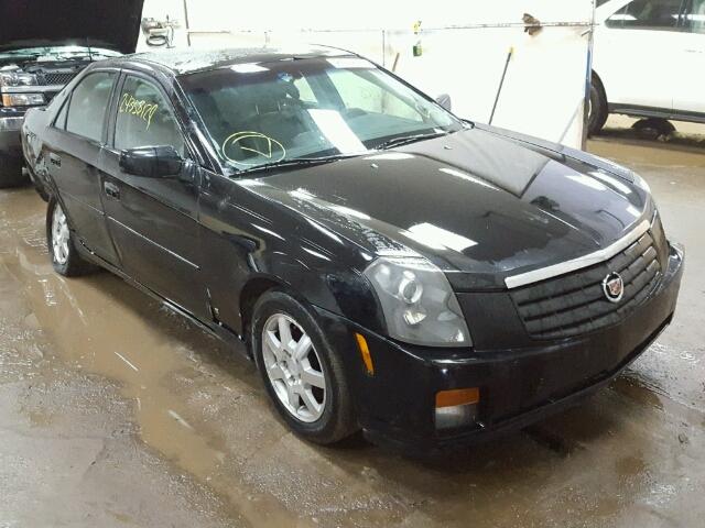 1G6DM57T560114235 - 2006 CADILLAC CTS BLACK photo 1