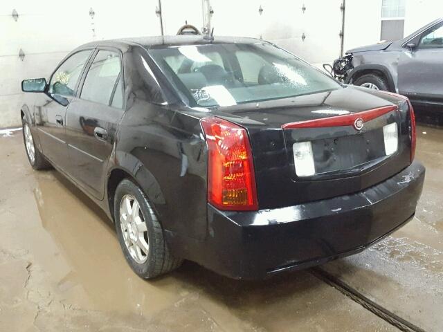 1G6DM57T560114235 - 2006 CADILLAC CTS BLACK photo 3