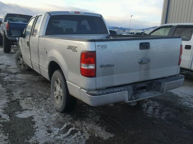 1FTRX14W58FB44093 - 2008 FORD F150 GRAY photo 3