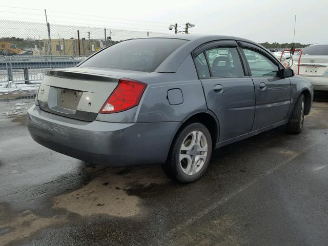 1G8AL52F84Z219424 - 2004 SATURN ION LEVEL GRAY photo 4