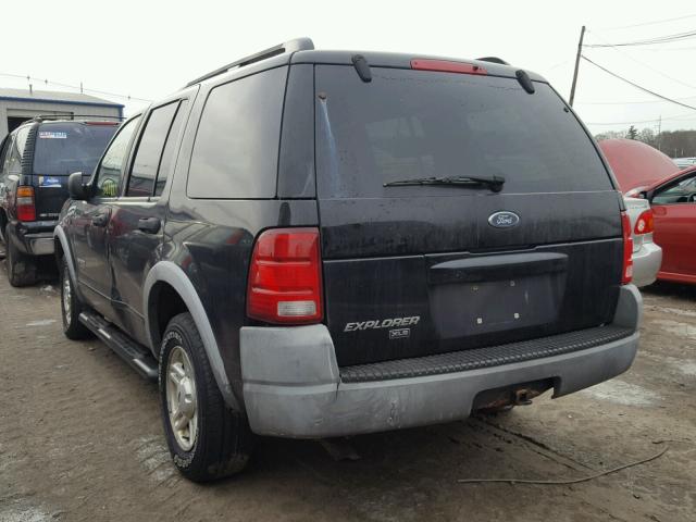 1FMZU72E32UB97072 - 2002 FORD EXPLORER X BLACK photo 3