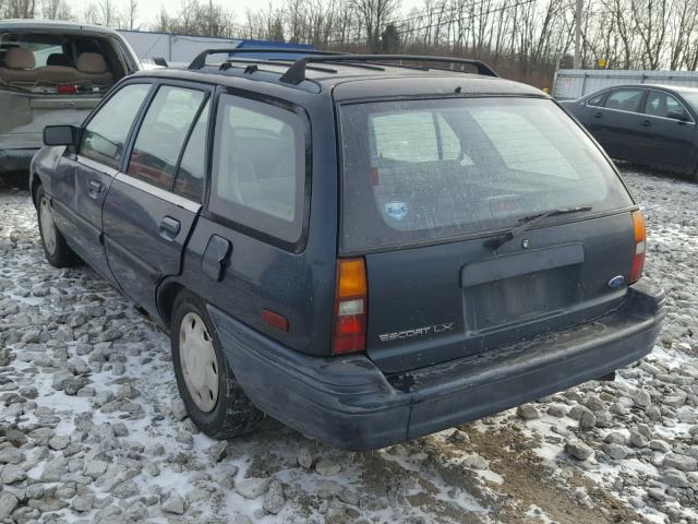 1FASP15J9SW259703 - 1995 FORD ESCORT LX GREEN photo 3