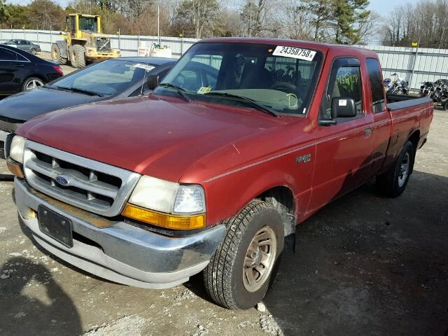 1FTYR14V0XTA54332 - 1999 FORD RANGER SUP RED photo 2