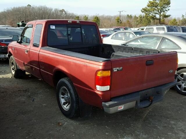 1FTYR14V0XTA54332 - 1999 FORD RANGER SUP RED photo 3