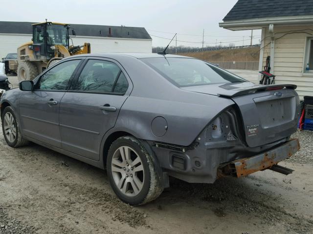 3FAHP07Z37R276062 - 2007 FORD FUSION SE GRAY photo 3