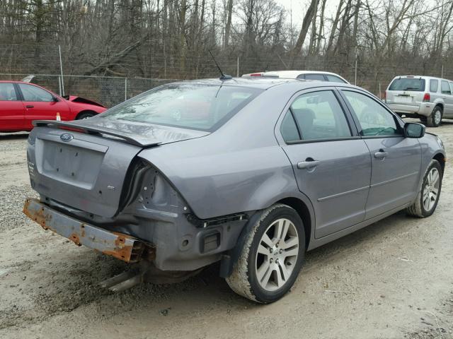 3FAHP07Z37R276062 - 2007 FORD FUSION SE GRAY photo 4