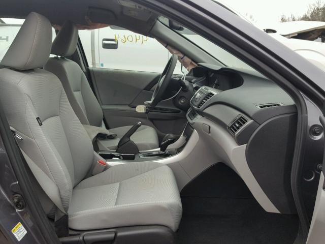 1HGCR2F30FA200817 - 2015 HONDA ACCORD LX GRAY photo 5