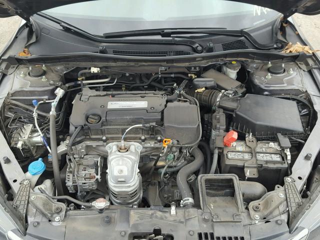 1HGCR2F30FA200817 - 2015 HONDA ACCORD LX GRAY photo 7