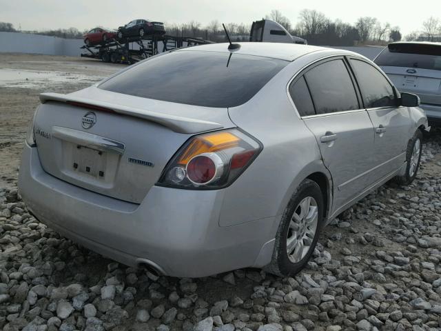 1N4CL2APXAC151848 - 2010 NISSAN ALTIMA HYB SILVER photo 4