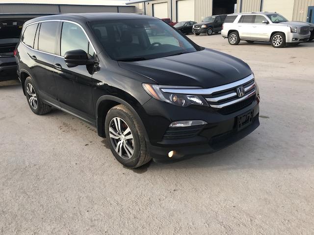 5FNYF5H66GB015301 - 2016 HONDA PILOT EXL BLACK photo 1