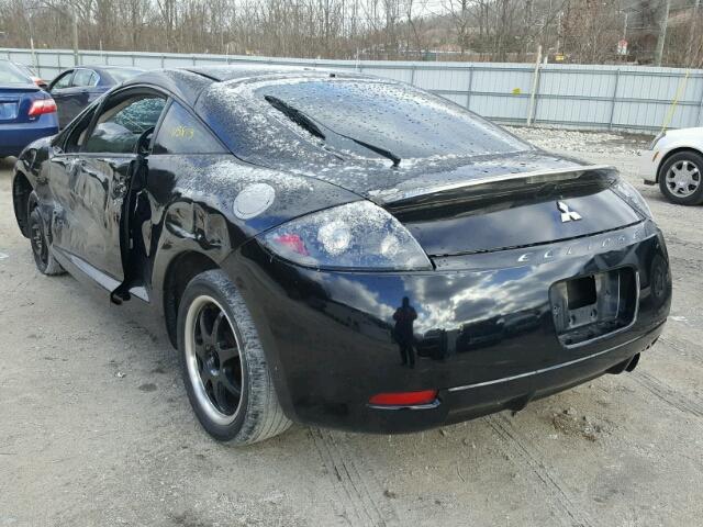 4A3AK24F56E044870 - 2006 MITSUBISHI ECLIPSE GS BLACK photo 3