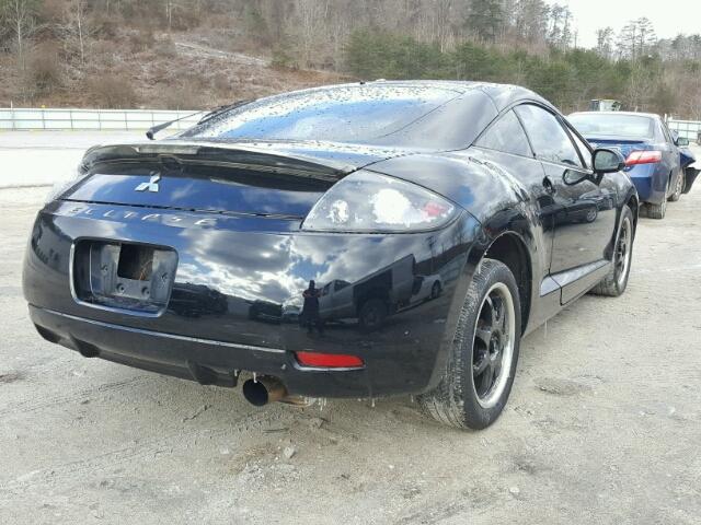 4A3AK24F56E044870 - 2006 MITSUBISHI ECLIPSE GS BLACK photo 4